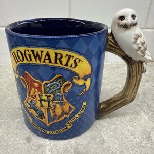 Harry Potter Hogwarts 20oz Premium Ceramic Mug: Featuring Hedwig The Owl Handle